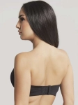 Tył biustonosza strapless Brafitteria, widoczne zapięcie i gładki obwód.