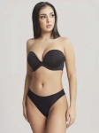 Komplet bielizny Brafitteria: biustonosz strapless plunge i dopasowane figi.