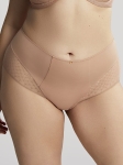 Wysokie figi cieliste  – gładkie majtki modelujące nude