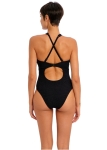 Strój kąpielowy ramiączka na krzyż – czarny kostium cross-back