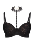 Biustonosz Sapph Savage Push Up Black Gold