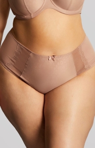 Majtki Z Wysokim Stanem Sculptress Esme 10924 Mocha Animal 