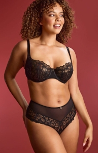 Biustonosz Panache Allure 10761 Balcony Black/Latte