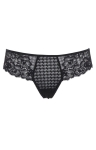 Stringi koronkowe czarne – zdjęcie produktowe na płasko