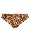 Brązowy dół bikini w panterkę z blaskiem – zdjęcie produktowe