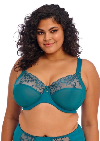 Zielony biustonosz full cup miękki – gładki model