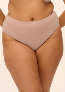 Majtki Z Wysokim Stanem Elomi Smooth EL4565SAH Sahara
