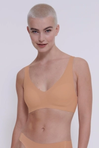 Biustonosz Sloggi Zero Feel 2.0 Soft Bra Beżowy 
