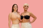 Szeroka czarna taśma bawełniana stabilnie unosi i modeluje biust pod mocno wycięte kreacje.