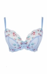 Biustonosz Panache Ana Plunge 9396, kolor Cornflower, zdjecie na białym tle.
