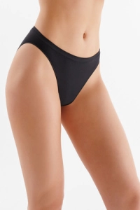Majtki Gabriella SEAMLESS HI-LEG BRIEFS BLACK