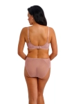 Biustonosz bralette Wacoal Vivid Attraction Woodrose – widok z tyłu na modelce.