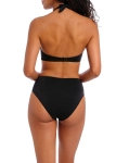 Czarne figi kąpielowe z wysokim stanem Freya Swim Jewel Cove – tył na modelce.
