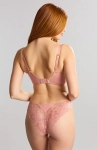 Różowy komplet bielizny Panache Amour Rose Pink – widok od tyłu na sylwetce modelki.