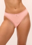 Różowe figi Freya Flirt Pink Frost AA403350 – zbliżenie przodem na sylwetce.