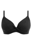 Biustonosz kąpielowy Fantasie Ottawa Black Plunge FS6495BLK – widok na płasko.