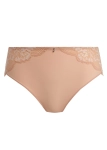 Majtki z wysokim stanem Fantasie Emmaline Natural Beige FL102751NAE – widok na płasko.