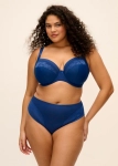 Biustonosz Elomi Nerina French Navy Plunge EL302734FRY – modelka w pełnej sylwetce.