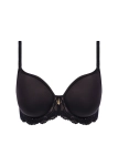 Czarny biustonosz usztywniany Wacoal Vivid Attraction WA853384BLK – widok na płasko.