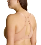 Biustonosz Sculptress Form Spacer 11331 Honey z ramiączkami spiętymi na plecach na krzyż.