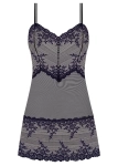 Czarno-granatowa koszulka nocna Wacoal Embrace Lace WA814191003 – packshot