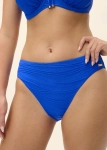 Zbliżenie na strukturalne figi kąpielowe Fantasie Beach Waves Ultramarine