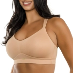 Beżowy biustonosz bezfiszbinowy Parfait Holly P8000 Warm Sand – profil