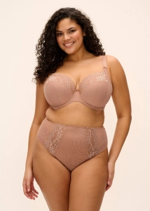 Biustonosz Elomi Lucie Mocha Plunge - Stretch EL4490MOA