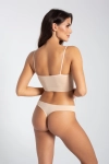 Tył cielistych bezszwowych stringów Gatta Bodywear Mini String Nini