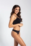 czarne bezszwowe stringi damskie Gatta Bodywear Mini String Nini – profil