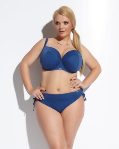 Strój Kąpielowy Kris Line Figi Midi Beach Jeans 