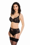 Biustonosz Mediolano Tango Push Up 01077 Czarny