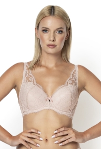 Biustonosz Nipplex Carla Push Up Pudrowy Róż