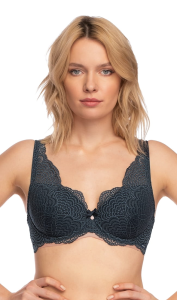 Biustonosz Nipplex Estera Push Up Grafitowy 