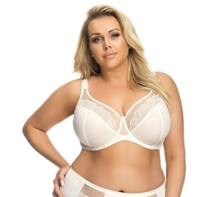 Biustonosz Gorsenia Luisse K441 Full Cup Śmietankowy